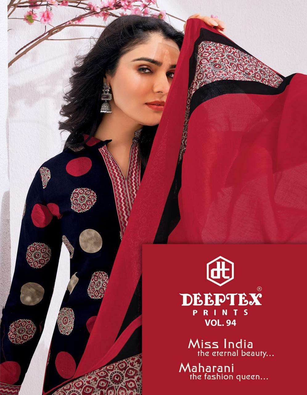deeptex miss india vol-94 9401-9416 series cotton designer salwar
