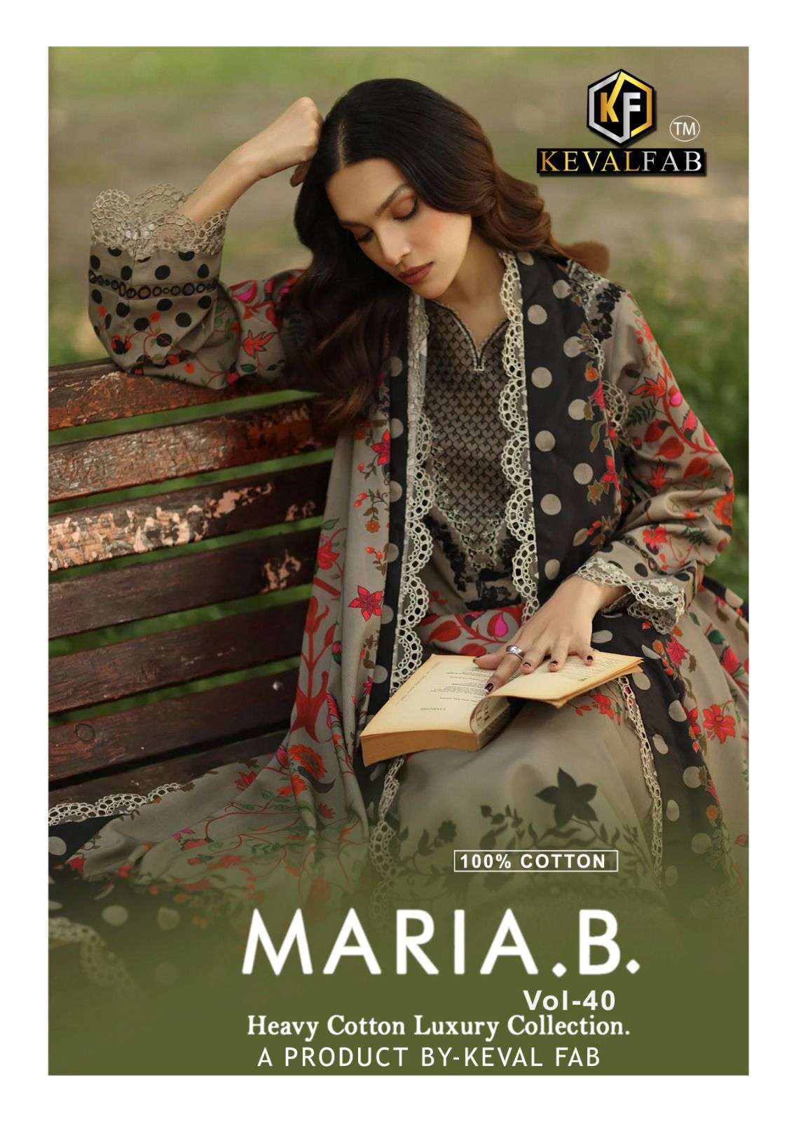 vuse go ukusi Keval Fab Maria B Vol 38 Cotton Dress Material wholesale womens clothing  store main image 0