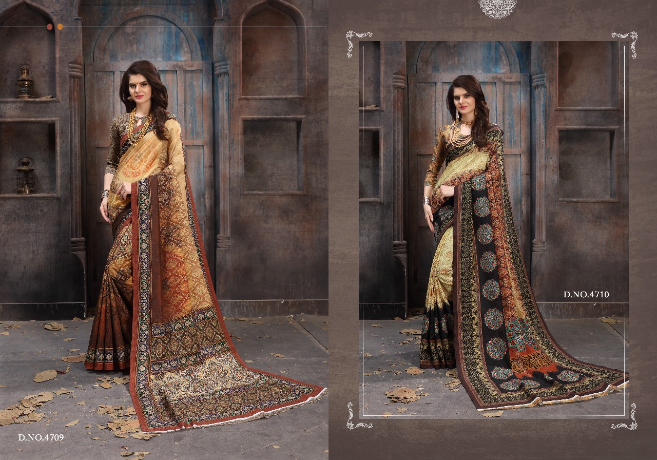 Panama Silk By Silkvilla Manipuri Digital Prints Wholesale Rate Sarees Supplier In Surat