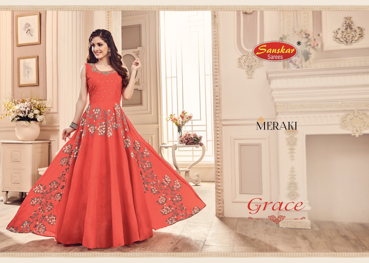 Meraki Grace Wholesale Designer Party Wear Evening Gown Collection At Best Price Wholesale