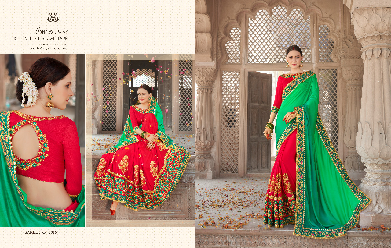 Pushpak Catalog Kianaa Fashion Georgette Silk Fancy Sarees Collection Wholesale Rate