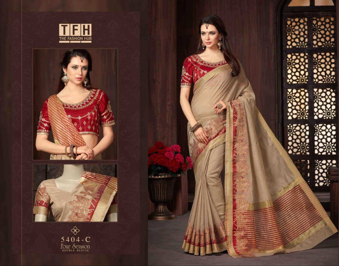 Tfh Four Season Issue 4 Cotton Sarees Catalog Wholesale Supplier Manufacturer From Surat
