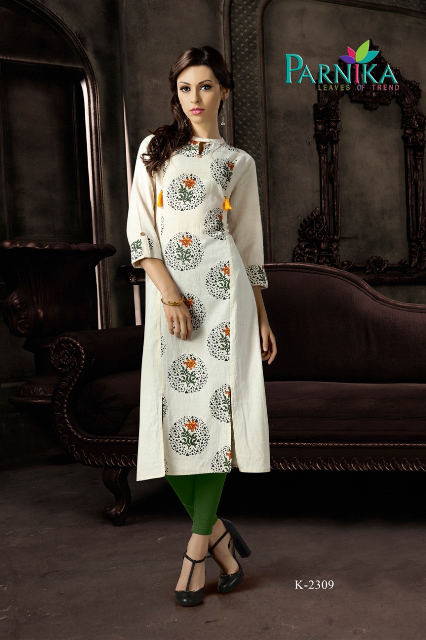 Parvati Fabrics 2304-2310 Series Cotton Kurtis Wholesale Supplier Surat