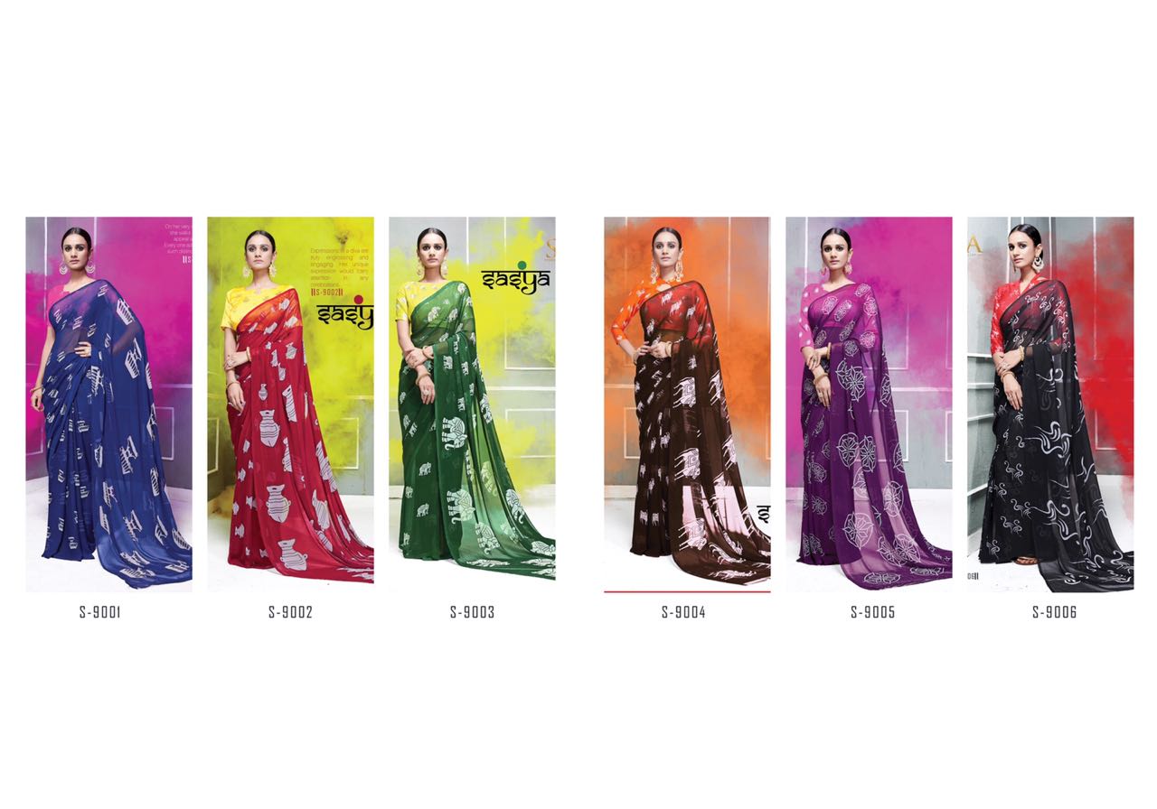Sva Presents Sasya Designer Sarees Collection Wholesale Price Distributor Surat