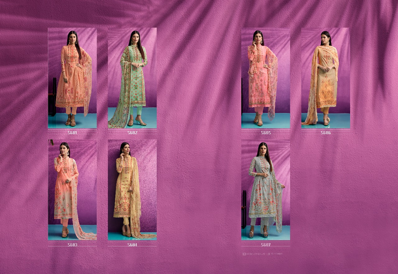 Vivek Suits Launch Sameera 4 Lawn Cotton Digital Prints With Work Suits Collection Wholesale Rate
