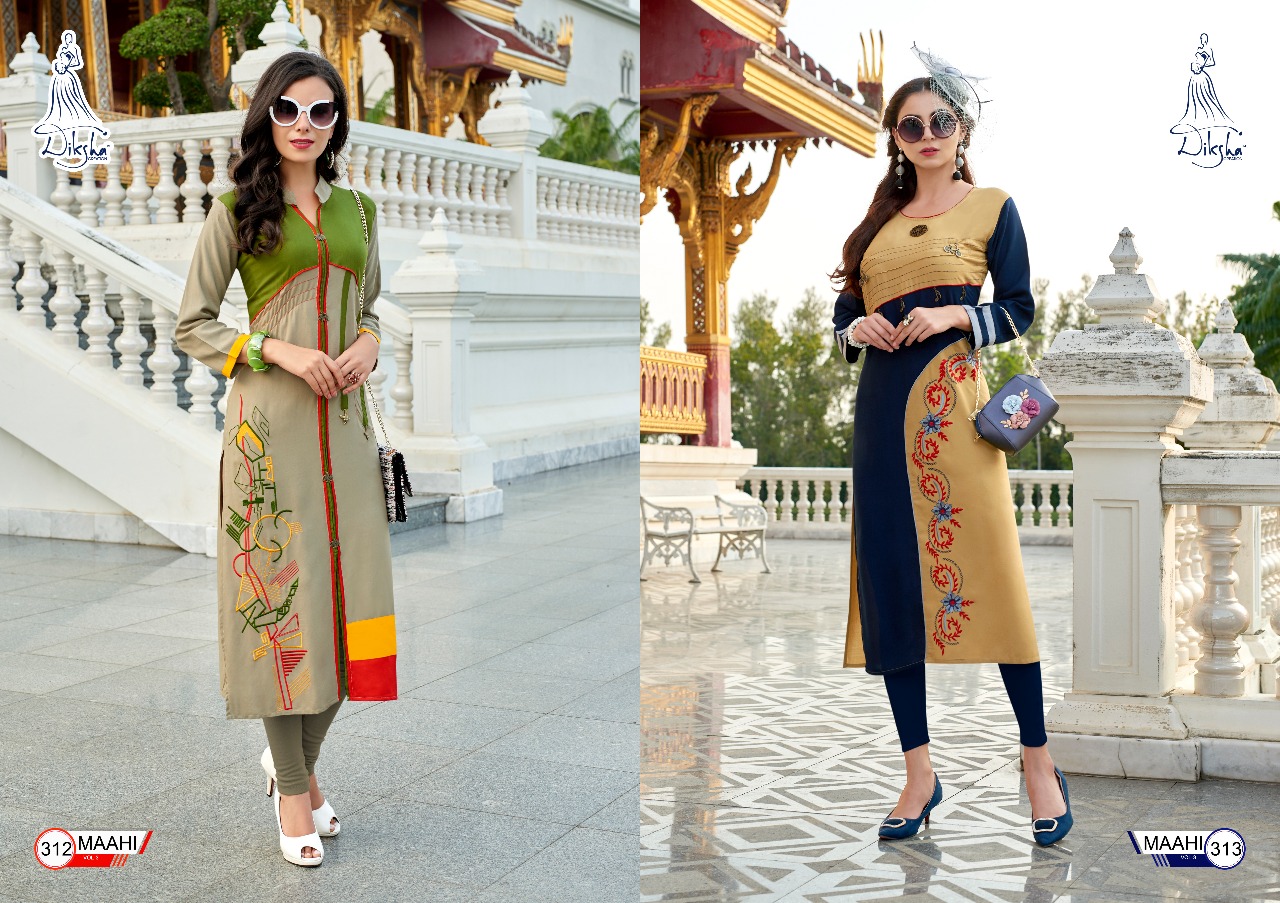 Diksha Fashion Launch Maahi Vol 3 Heavy Rayon Casual Wear Kurtis Wholesale Rate