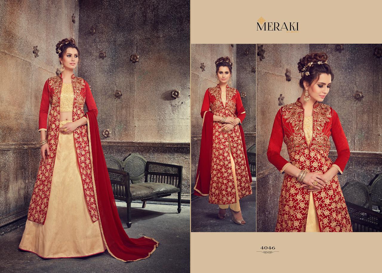 Meraki Presents Manila Party Wear Suits Collection Wholesale Rate