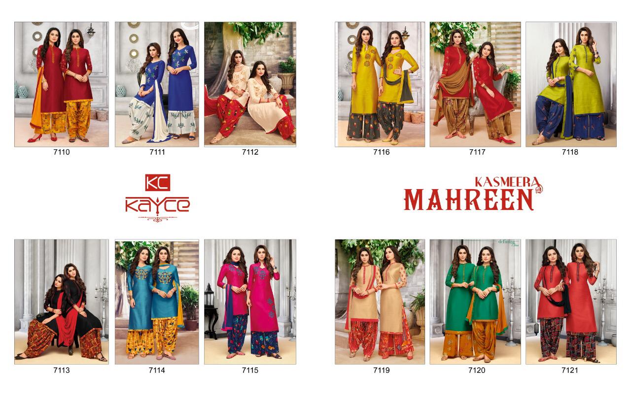 Kaycee Trendz Mahreen Catalog Cotton Silk Exclusive Dress Material Wholesale Supplier Surat