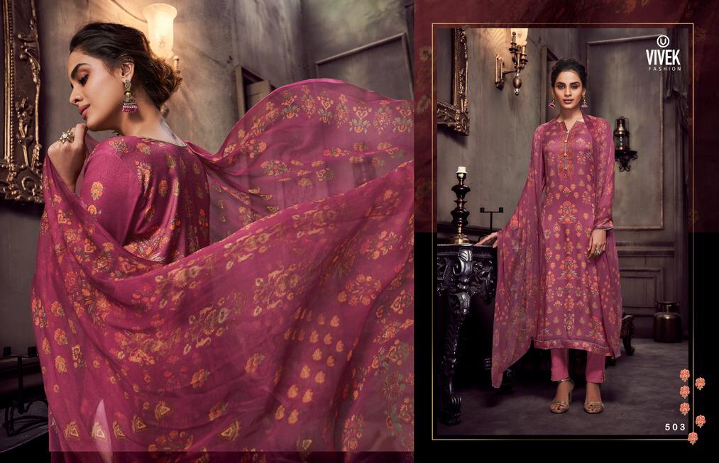 Vivek Fashion Launch Kashmiri Beauty Pashmina Suits Winter Collection Wholesale Rate Surat