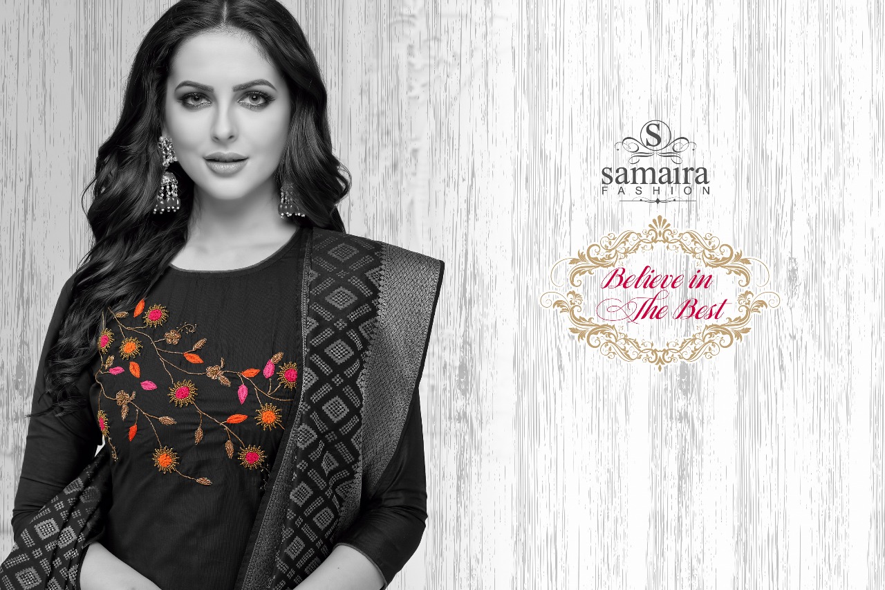 Simba Samaira Fashion Upada Silk Fancy Embroidery Suits Collection Wholesale Rate