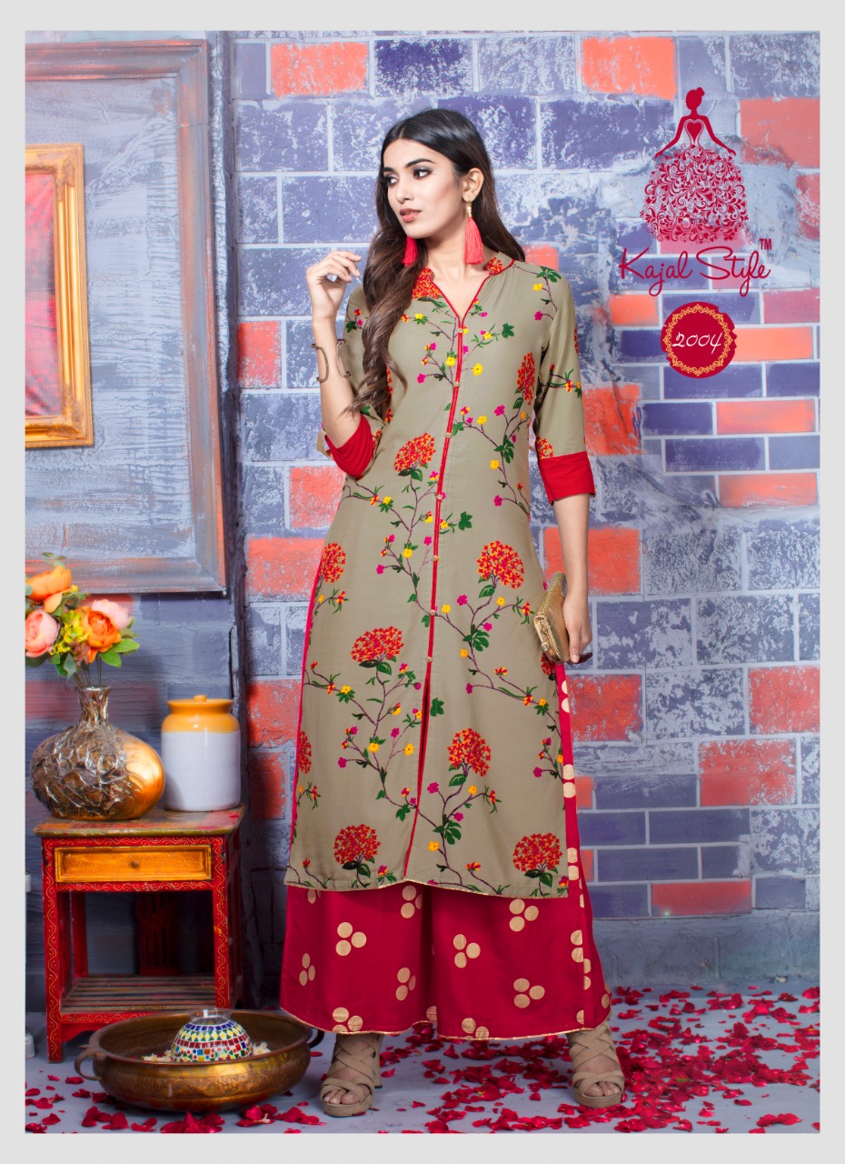 Kajal Style Launch Fashion Biba Catalog Wholesale Designer Kurtis Collection