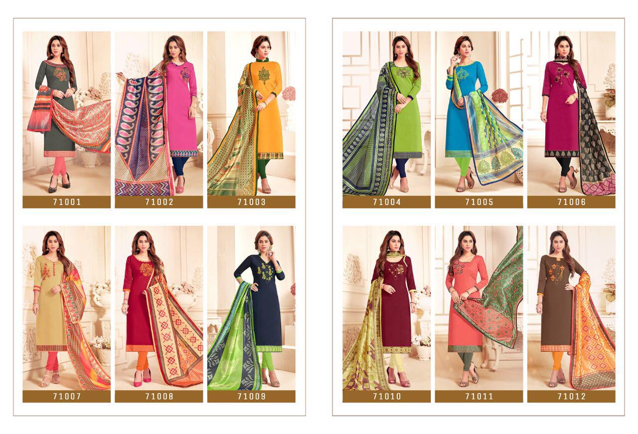 Vishnu Impex Launch Ragini Catalog Wholesale Cotton Punjabi Suits