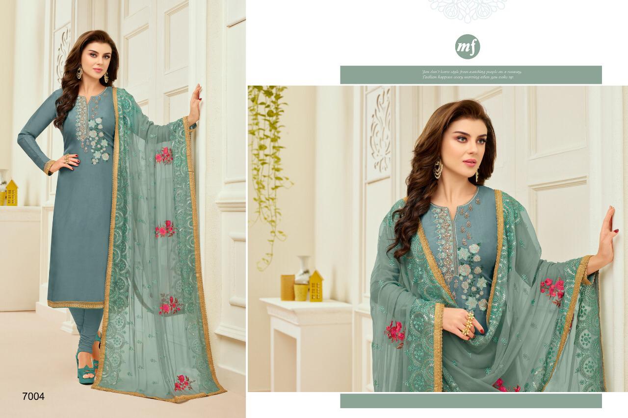 Mf Sangini Catalog Upada Silk Casual Wear Suits Collection Wholesale Price