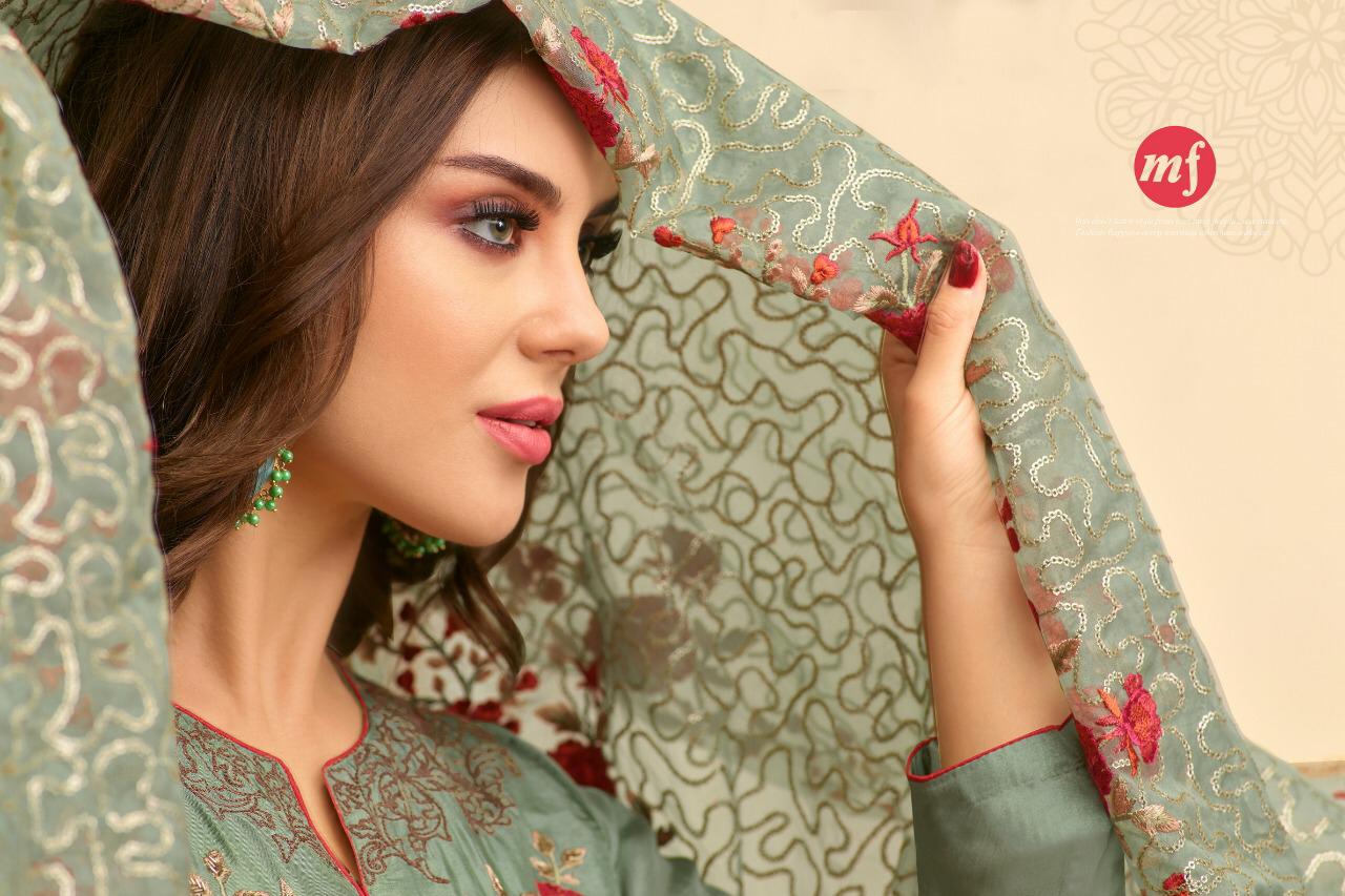 Mf Sangini Catalog Upada Silk Casual Wear Suits Collection Wholesale Price
