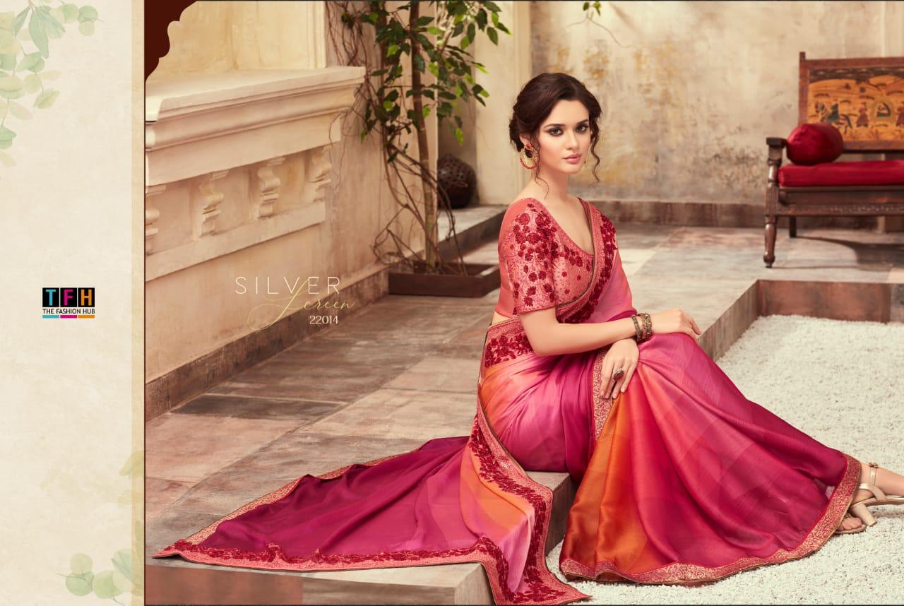 Tfh Launch Sillverscree Issue 12 Exclusive Range Of Designer Sarees Collection Wholesale Rate