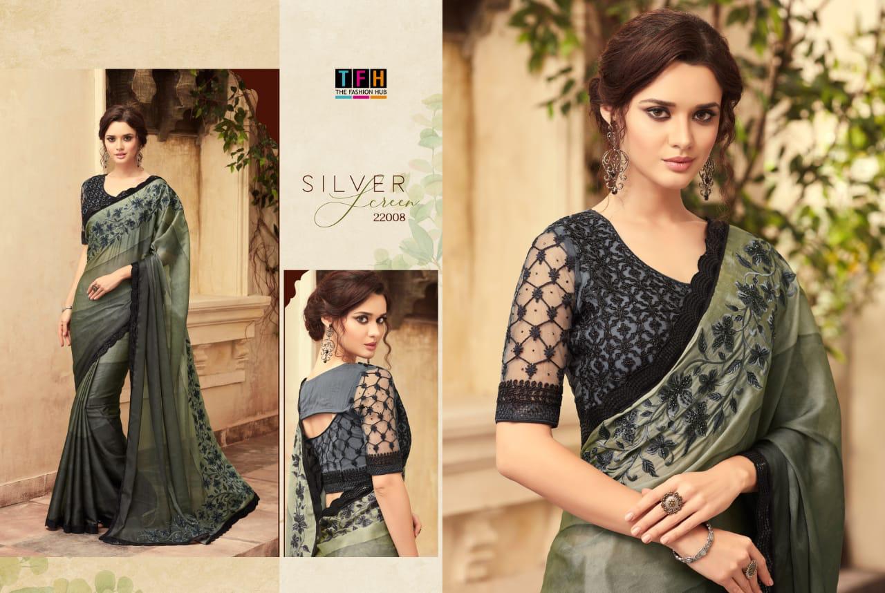 Tfh Launch Sillverscree Issue 12 Exclusive Range Of Designer Sarees Collection Wholesale Rate