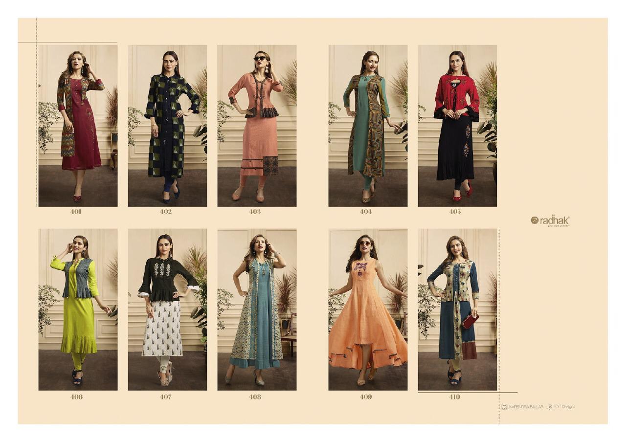 Radhak Beaulot Vol 4 Fancy Designer Kurtis Collection At Surat Wholesale