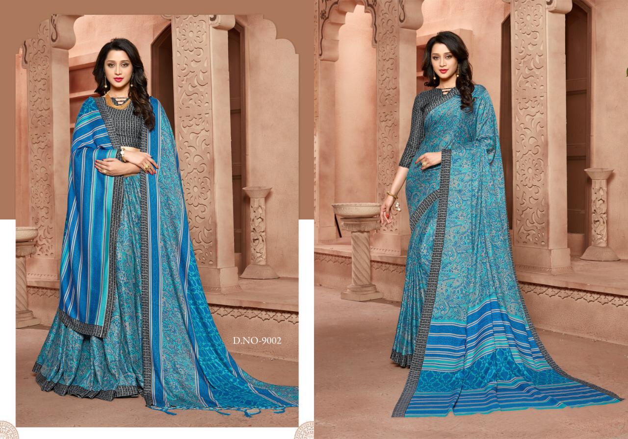 Silkvilla Pashmina Vol 9 Exclusive Sarees With Shawl Collection Wholesale Price Seller