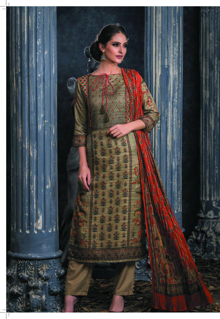 Buy Online Sri Saanjh Exclusive Chandrakantha Silk Suits Wholesale Collection