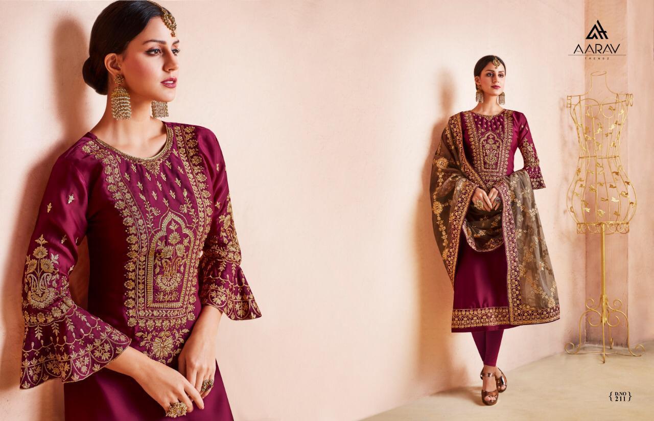 Aarav Trendz Dimpy Vol 2 Real Georgette Heavy Embroidery Suits Collection