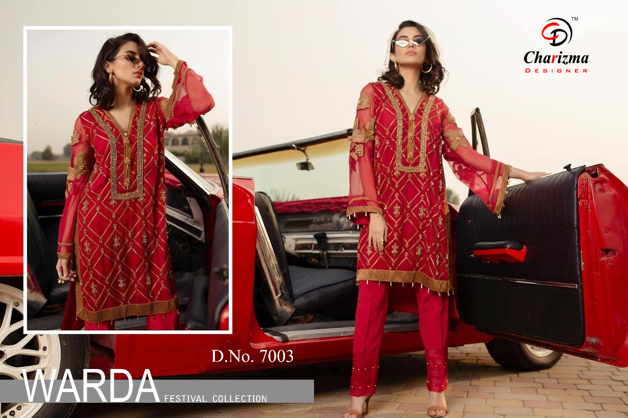 Charizma Designer Warda Festival Collection Pakistani Suits Wholesale Dealer Surat