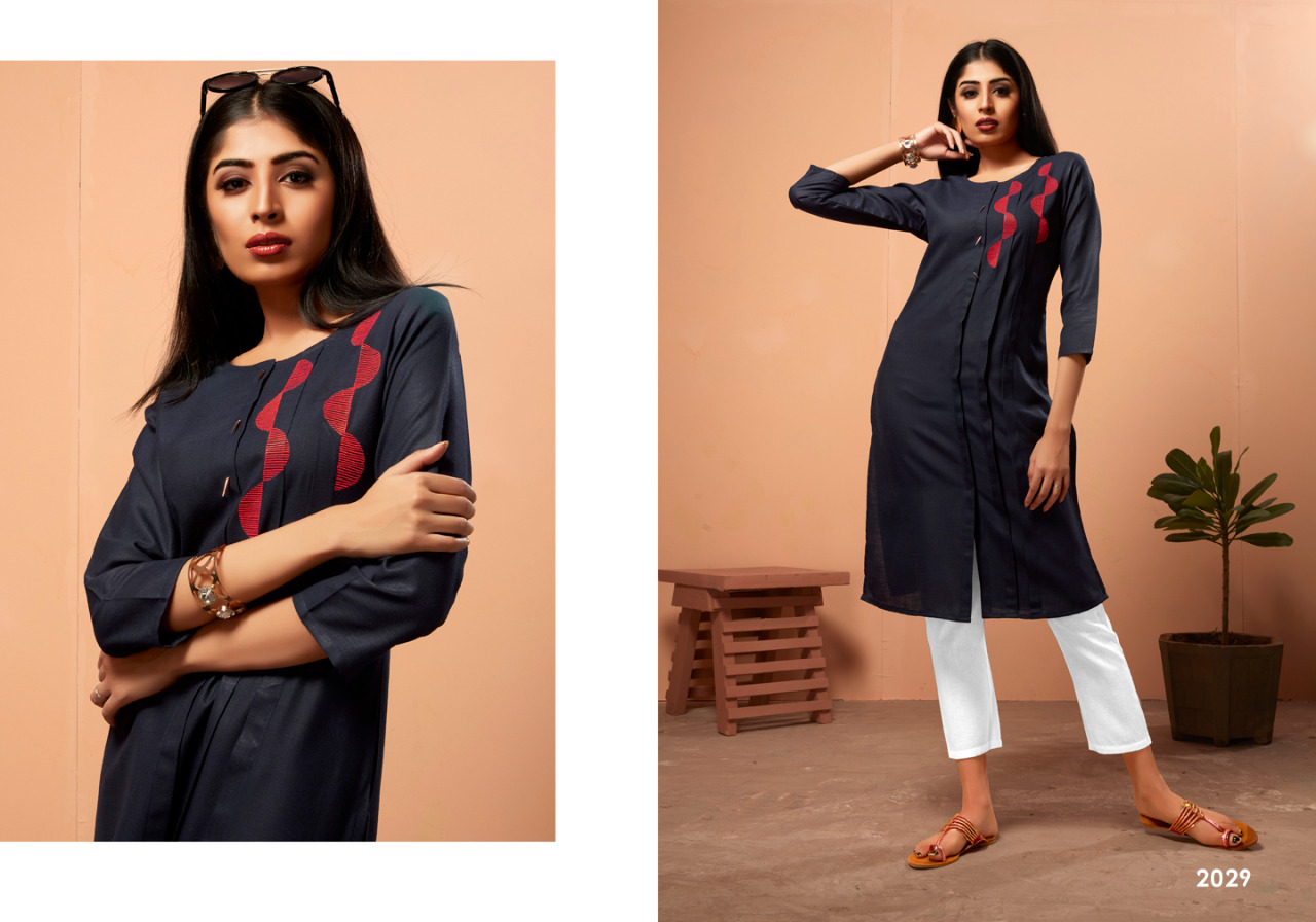 Kirara Presents Sui Dhaaga Catalog Magic Cotton Daily Wear Kurtis Collection Wholesale Rate