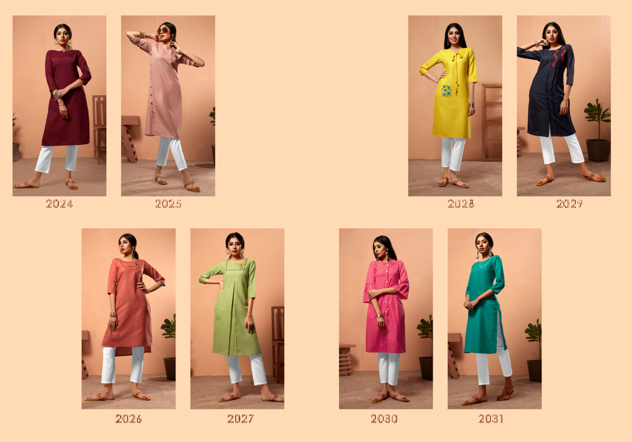Kirara Presents Sui Dhaaga Catalog Magic Cotton Daily Wear Kurtis Collection Wholesale Rate