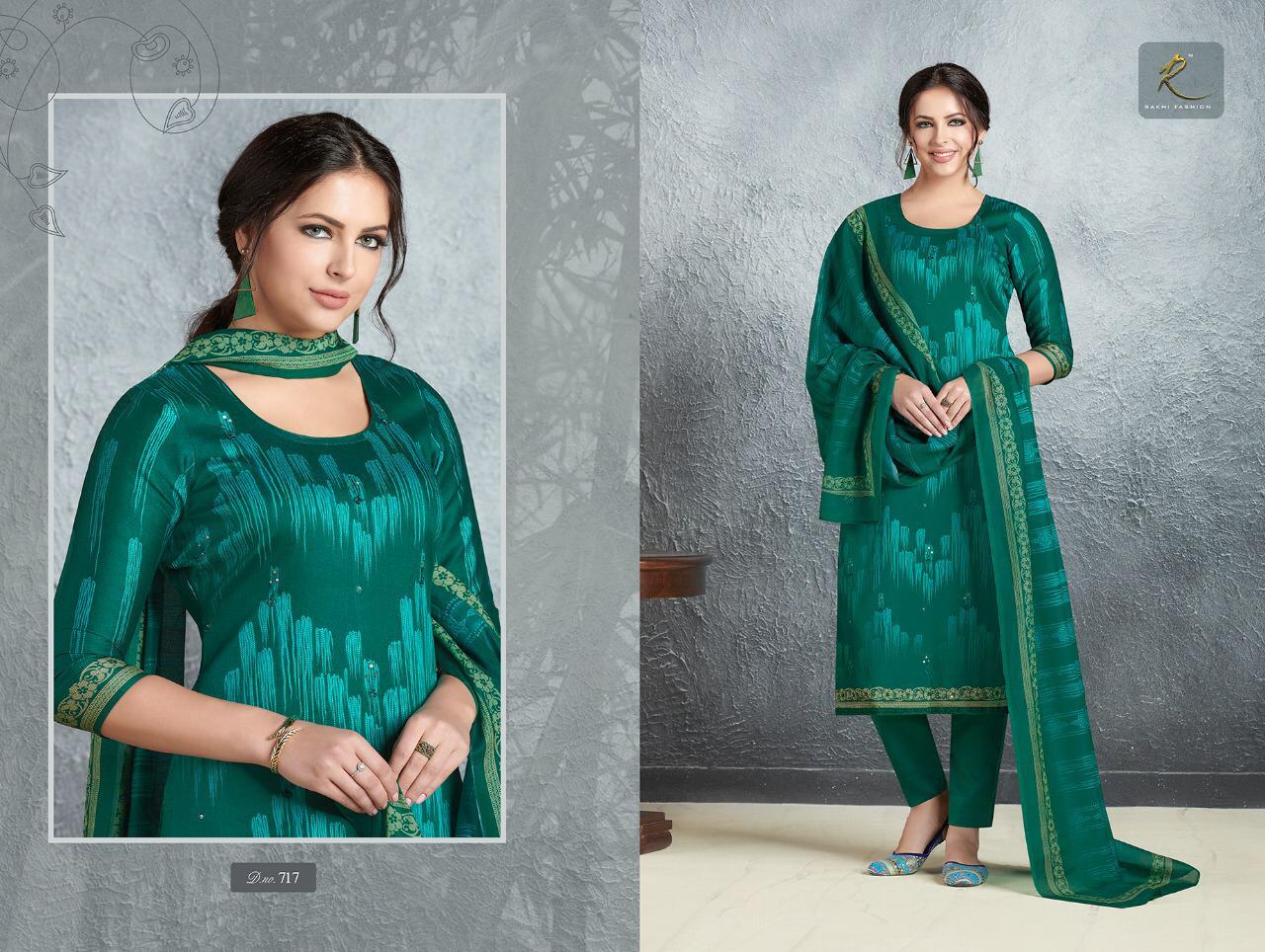 Rakhi Fashion Nyasa Glace Cotton Digital Printed Exclusive Punjabi Dress Material Wholesale Rate