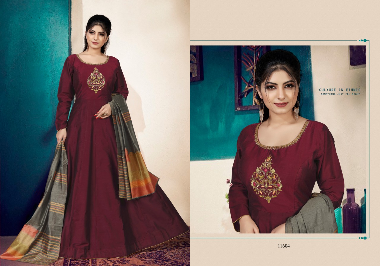 Parvati Designer 11601-11610 Series Presents Fancy Designer Ready-made Suits Collection Wholesale Rate