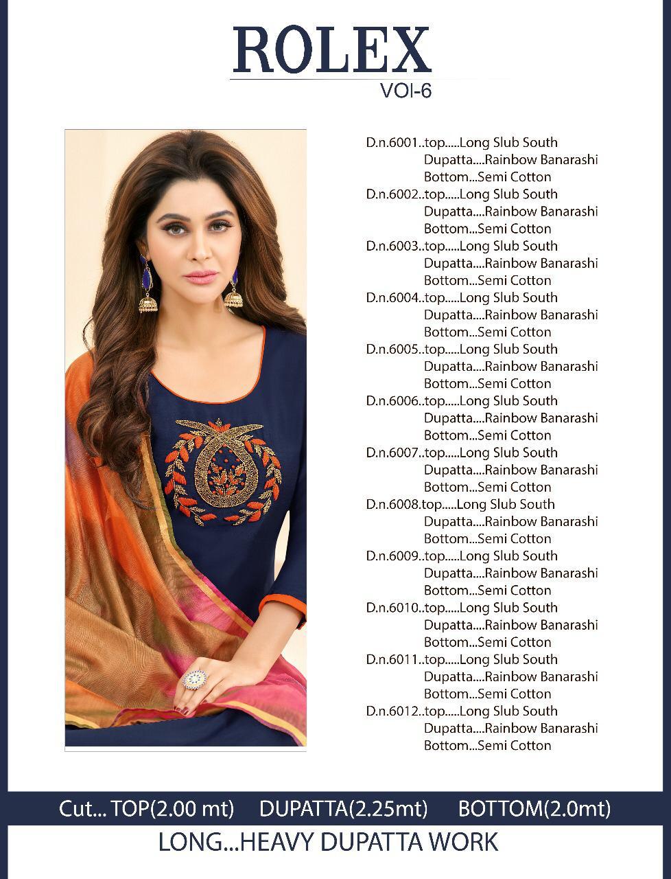 Shagun Lifestyle Rolex Vol 6 South Cotton Fancy Punjabi Dress Material Best Rate Supplier