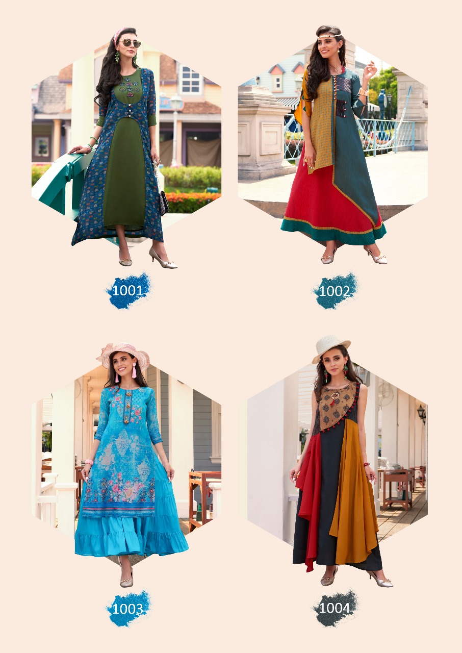 Sawan Creation Fashion Raftaar Vol 1 Wholesale Muslin Designer Kurtis Wholesaler Surat