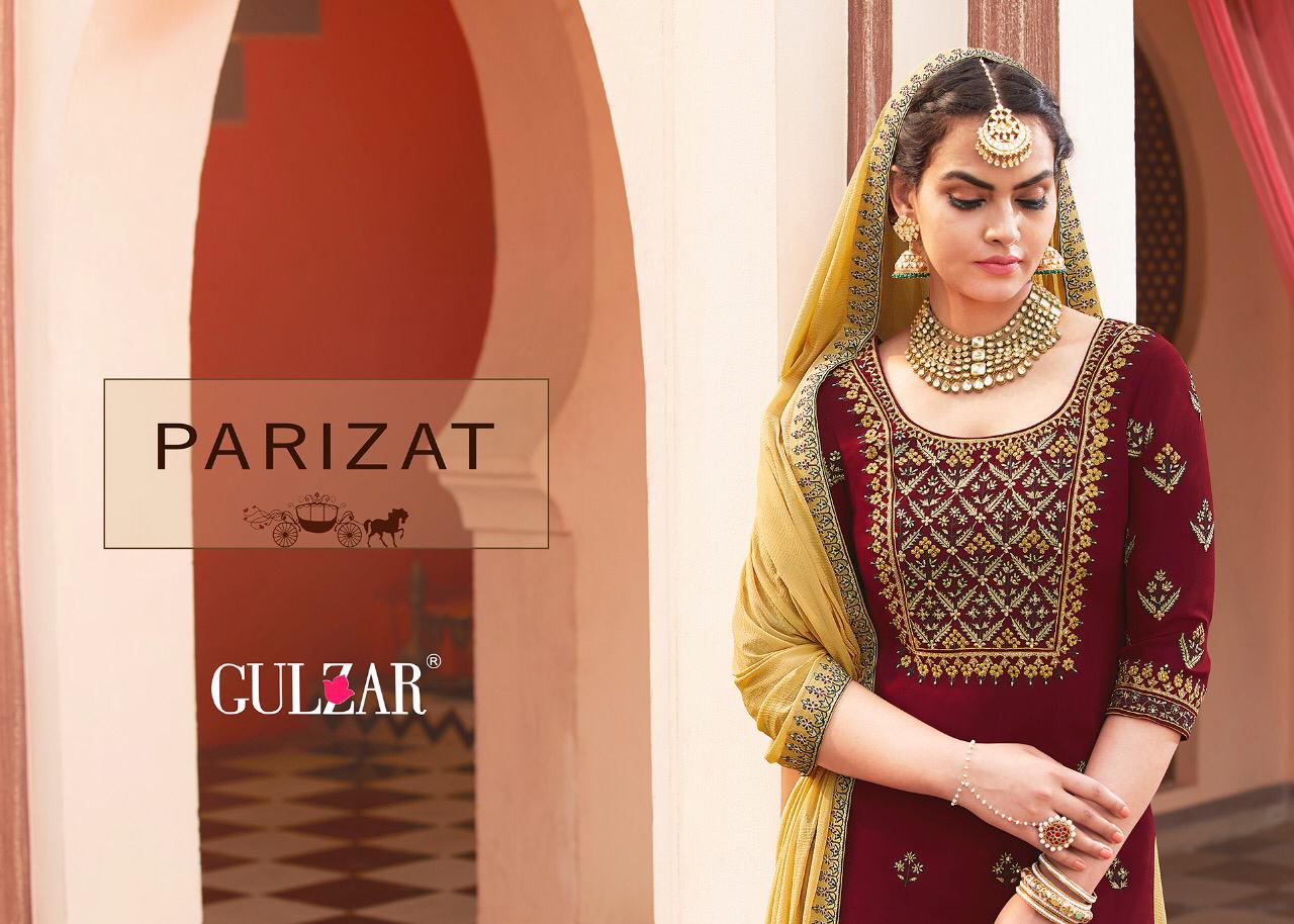 Gulzar Parizaat 4001-4008 Series Wholesale Exclusive Party Wear Eid Collection Fancy Suits Wholesale Online Supplier Surat