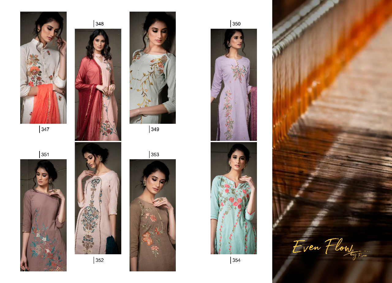 Rvee Gold By Even Flow Cotton Indian Ethnic Suits Wholesale Dealer Online Price Buy From Surat