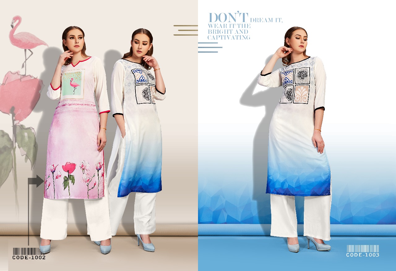 Mrigya Shades Of Summer Catalog Exclusive Printed Kurtis Collection Online Shopping Best Rate