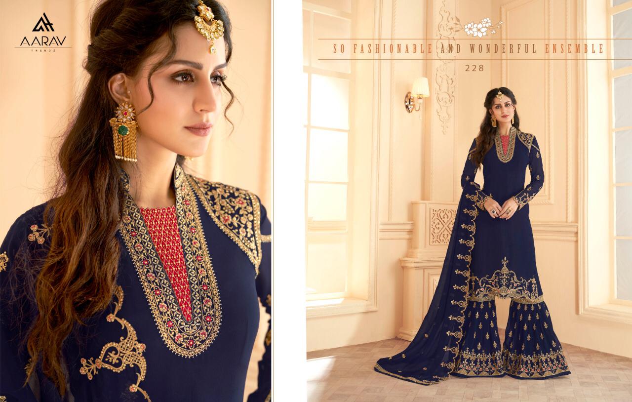 Aarav Trendz Barfi Catalog Georgette Embroidery Eid Special Collection Wholesale Rate