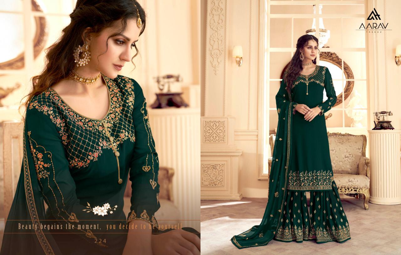 Aarav Trendz Barfi Catalog Georgette Embroidery Eid Special Collection Wholesale Rate