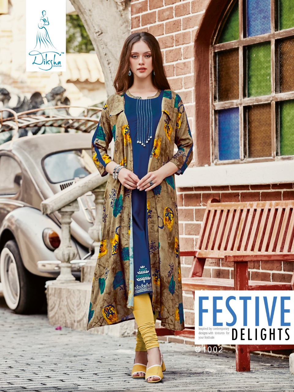 Febrica Vol 1 Diksha Fashion Rayon Fancy Designer Kurtis Collection
