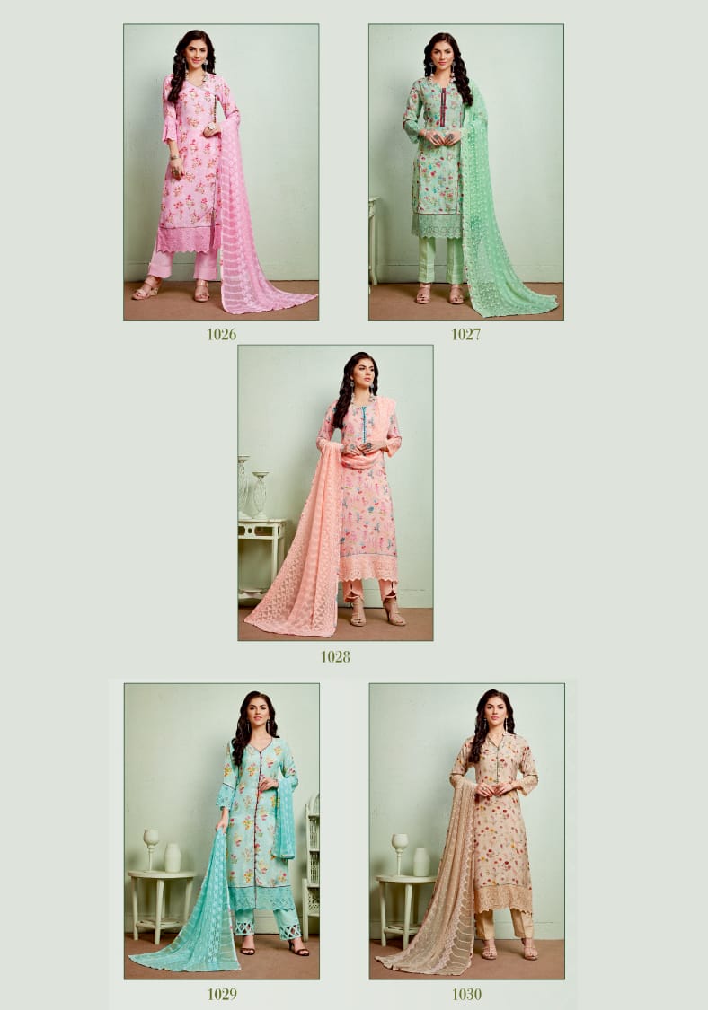 Fida Zahra Pure Muslin Indian Stylish Salwar Kameez Wholesale Supplier Manufacturer Online Shopping In Surat