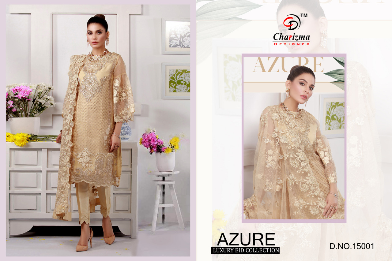 Charizma Azure Luxury Eid Special Georgette Pakistani Dress Material Wholesale Cheapest Price In India