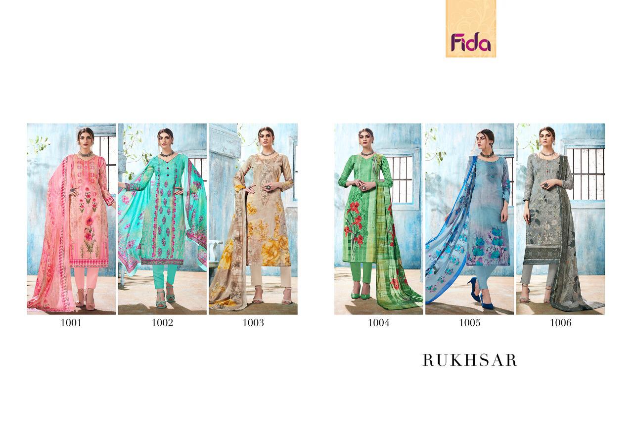 Fida Rukhsar Pure Cotton Dress Material Wholesale Cheapest Price Surat
