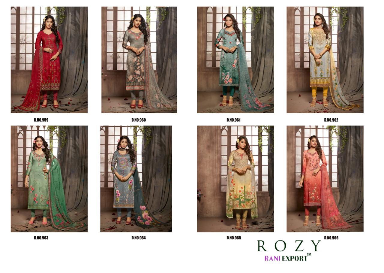 Rani Rozy Pure Jam Cotton Exclusive Digital Printed Salwar Kameez Collection Wholesale Supplier At Surat