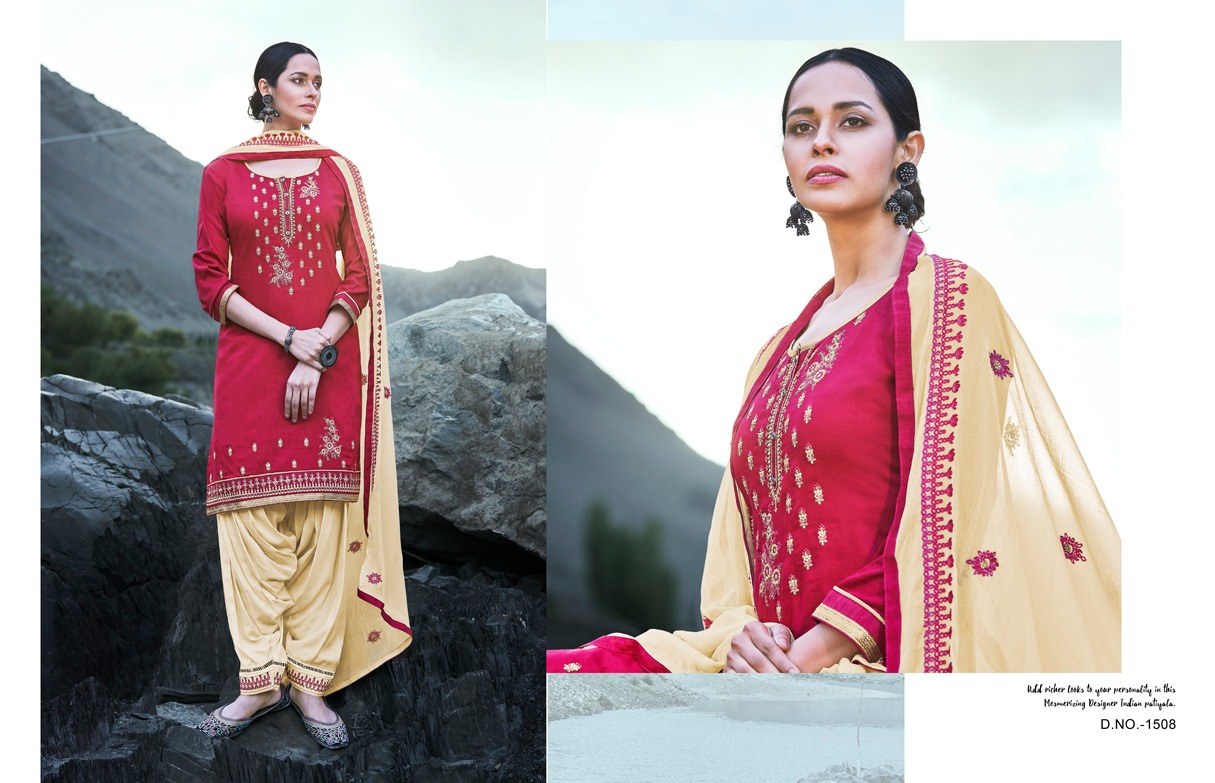 Buy Platinum Women's Cotton Semi-stitched Salwar Suit | Panjabi suit | Patiyala  dress | Churidar material | Free size Latest design maroon Online at  desertcartINDIA