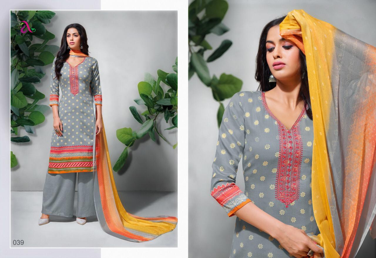 Angroop Plus Essence Pure Jam Silk Printed Dress Material Wholesale Cheapest Price In Surat