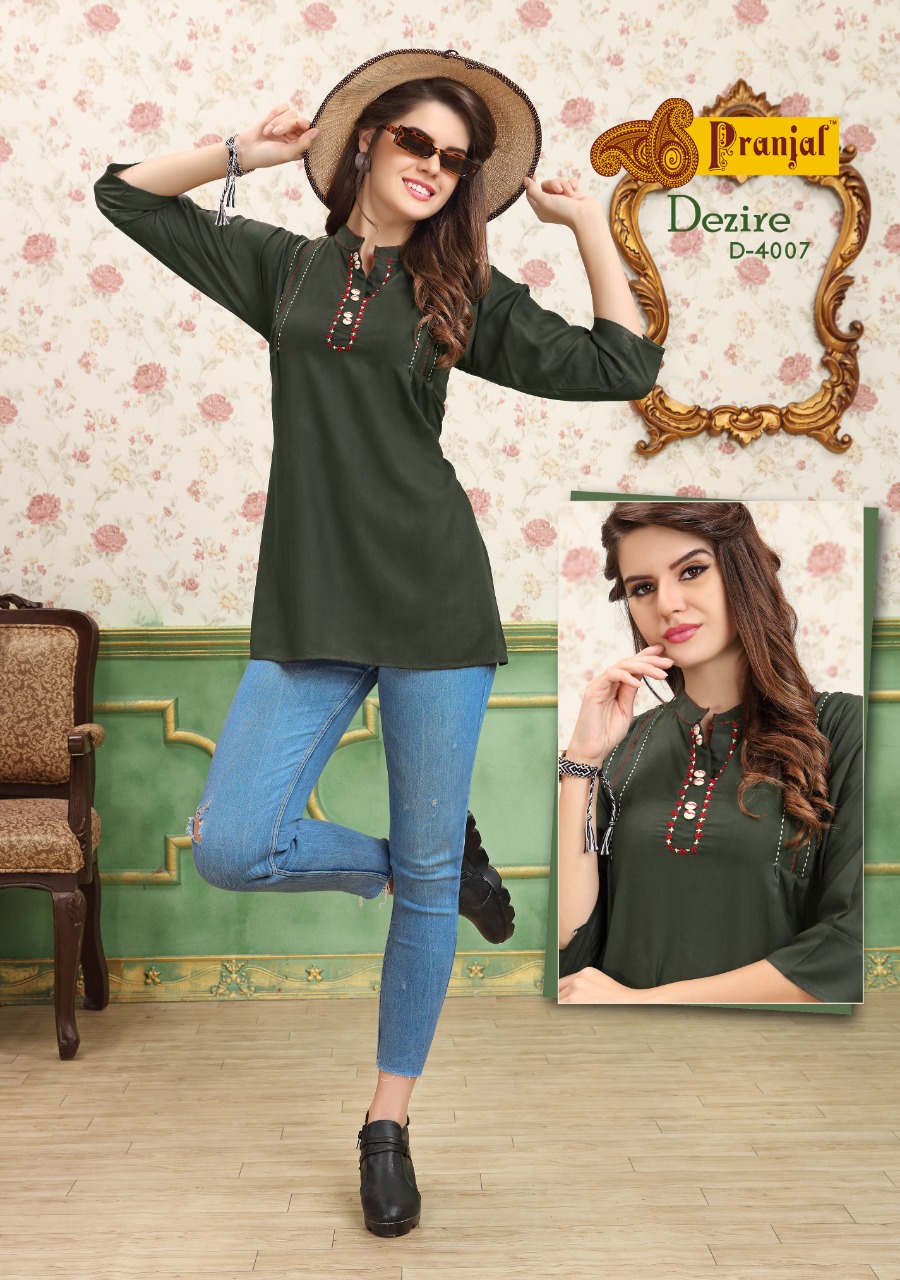 Dezire Vol 8 Launching By Pranjal Heavy Reyon Plain Western Top Collection Online Supplier Manufacturer In Surat