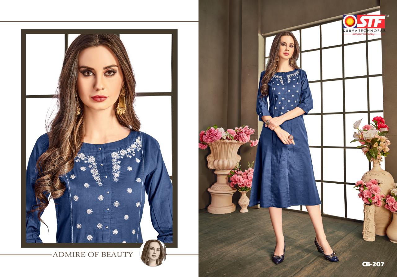 Cadbury Vol 2 By Stf Pure Mal Cotton Long Stylish Designer Kurti Collection Wholesale Supplier Online Shopping Buy From Surat