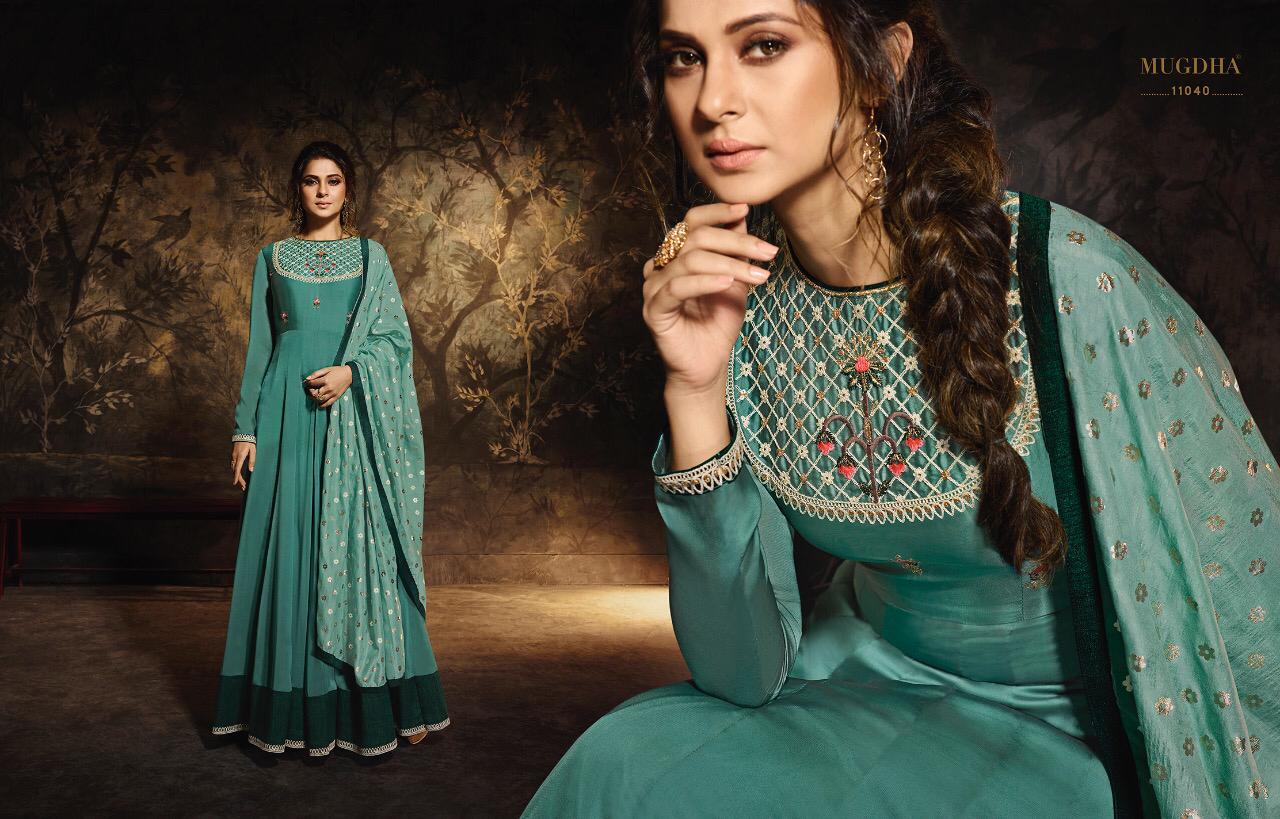 Mugdha Madame 11037-11040 Series Fancy Anarkali Party Wear Suits Collection Surat
