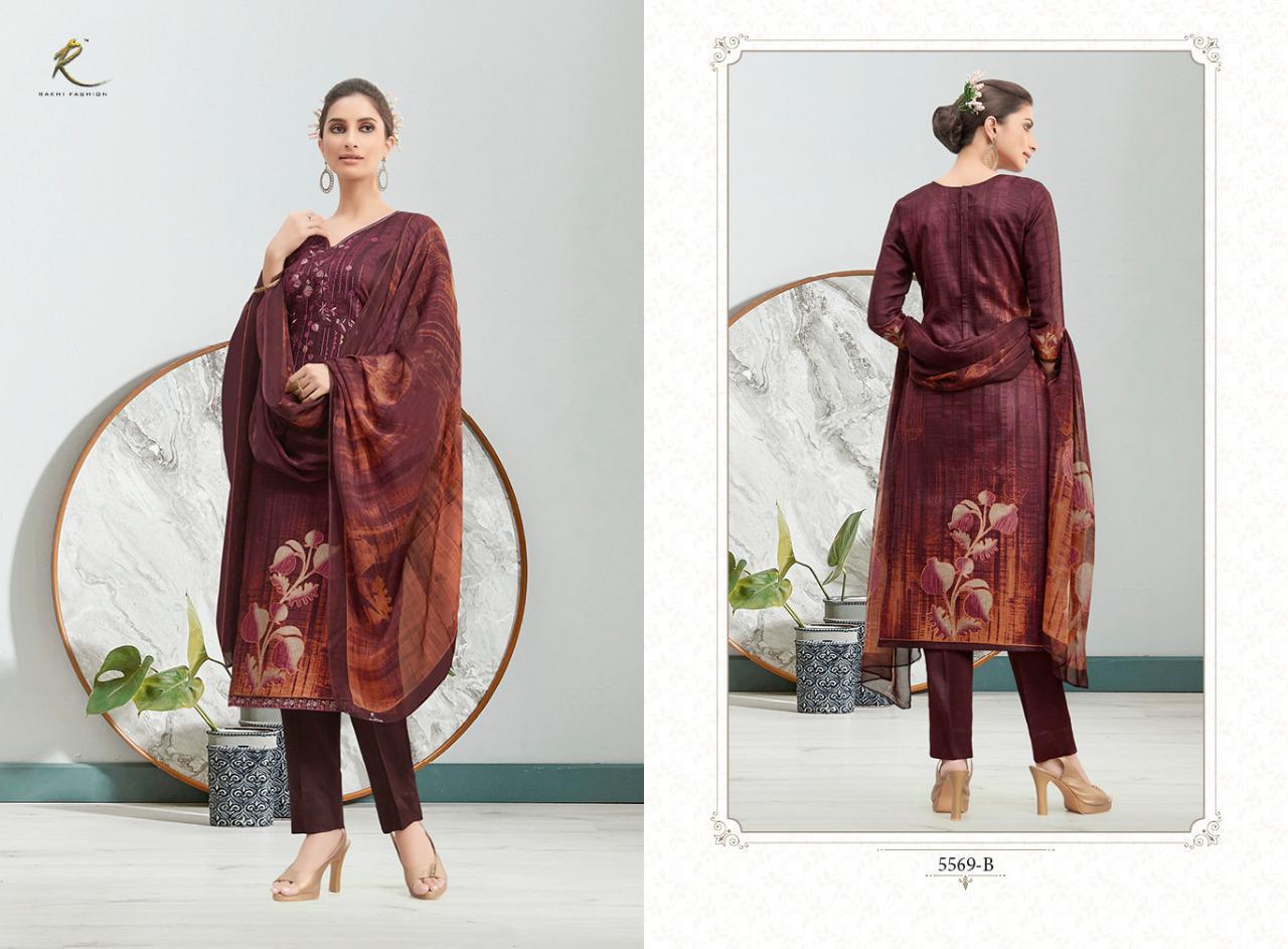 Rakhi Fine Galace Cotton Catalogue Wholesale Cotton Printed With Work Suits