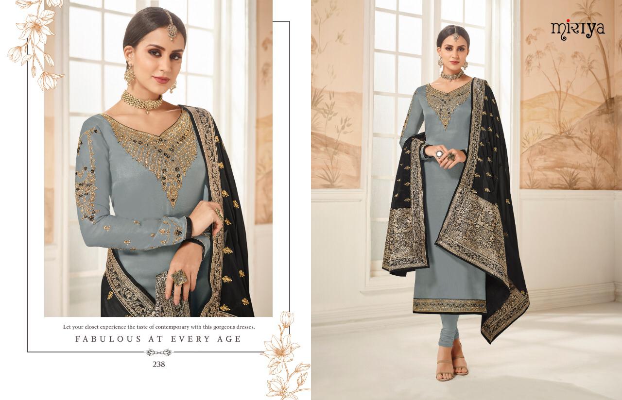 Aarav Trendz Miraya Vol 1 Catalogue Real Georgette Embroidery Work Suits Supplier Surat Online