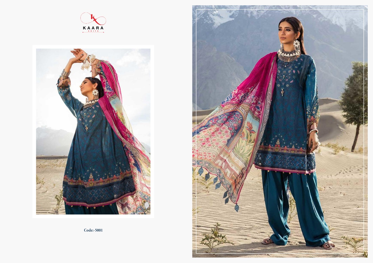 Kaara Suits Mariya B Mprints Pure Cotton Prints Pakistani Catalogue Wholesale Supplier Surat