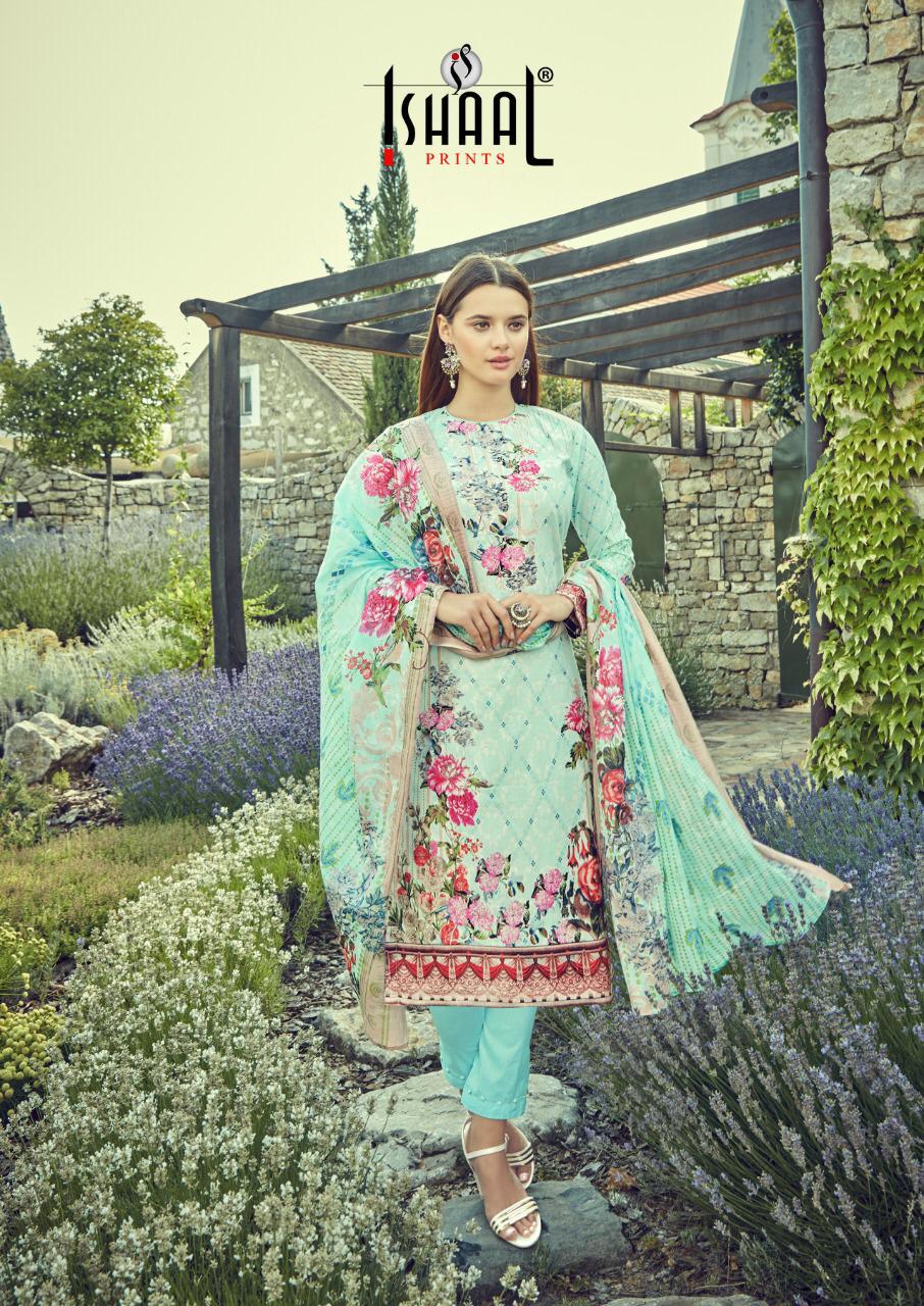 Ishaal Prints Gulmohar Vol 9 Catalogue Exclusive Pure Lawn Cotton Dress Material Collection Wholesale Supplier From Surat